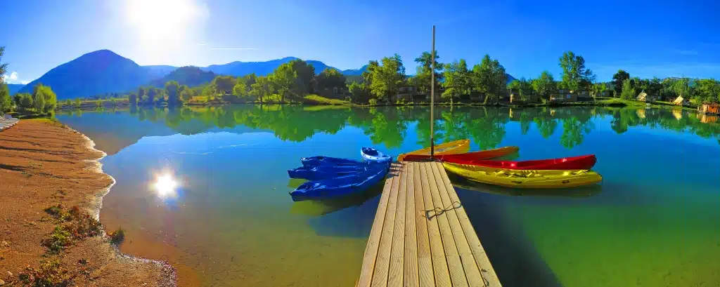 batch Canoe 03 camping vercors drome piscine chauffee lac diois